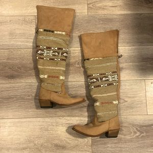Cobra society over-the-knee boots